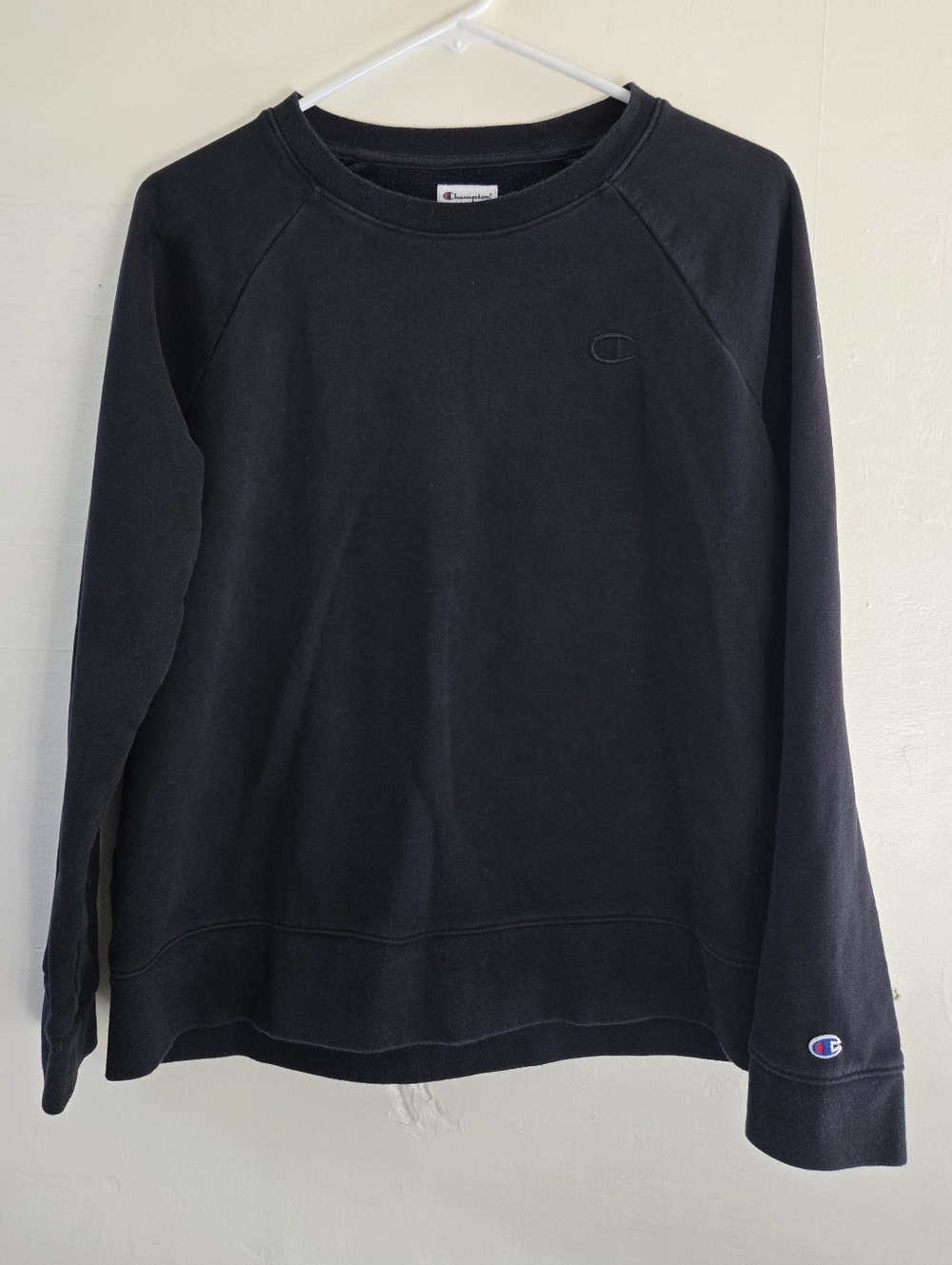 Champion Black Crewneck Sweatshirt